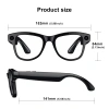 Kangmeisi Black Technology 8-megapixel reversible charging case smart glasses, wifi transmission, image recognition and AI translation smart glasses Item Picture